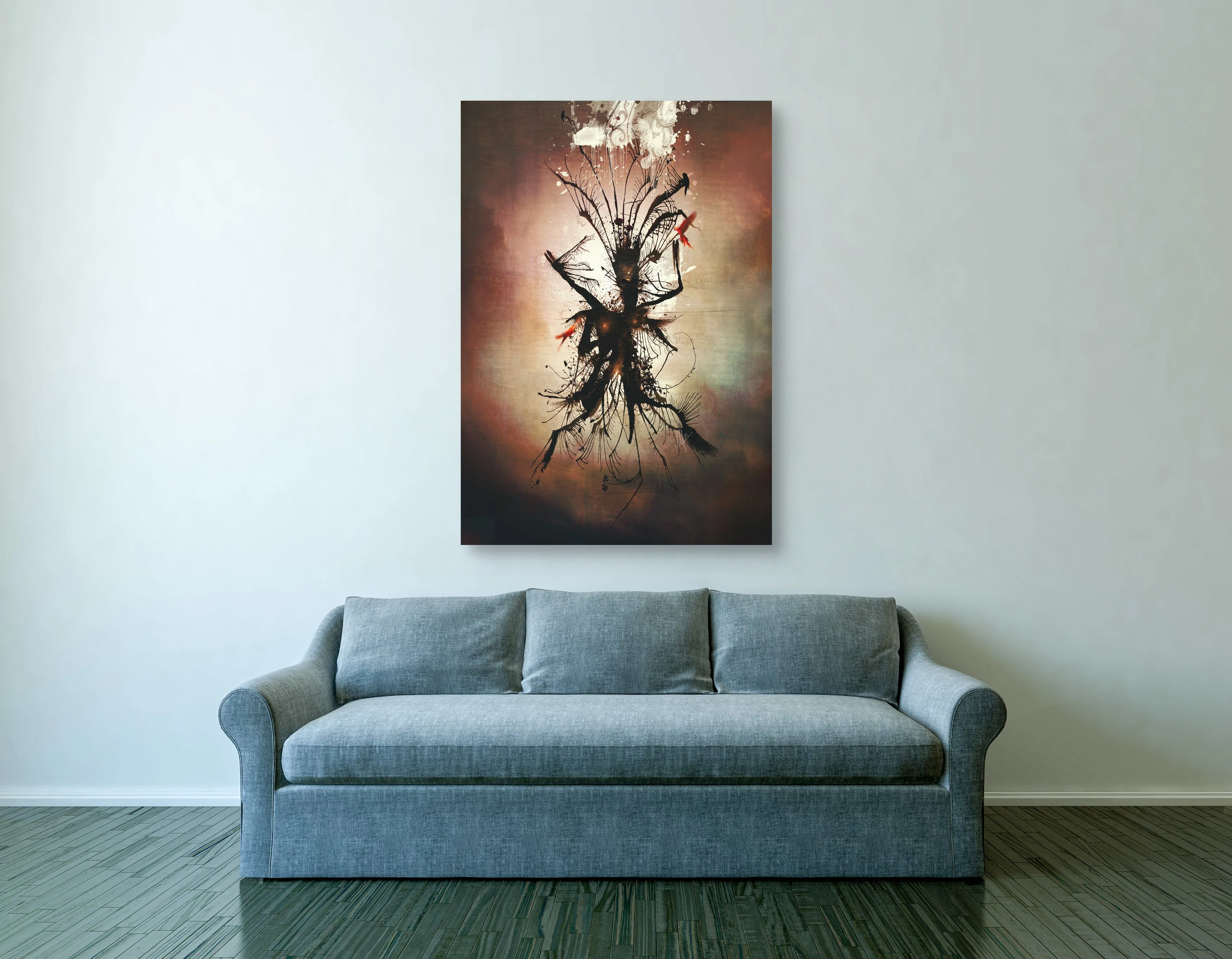 'A Sky About To Rain' by Mario Sanchez Nevado, Canvas Wall Art
