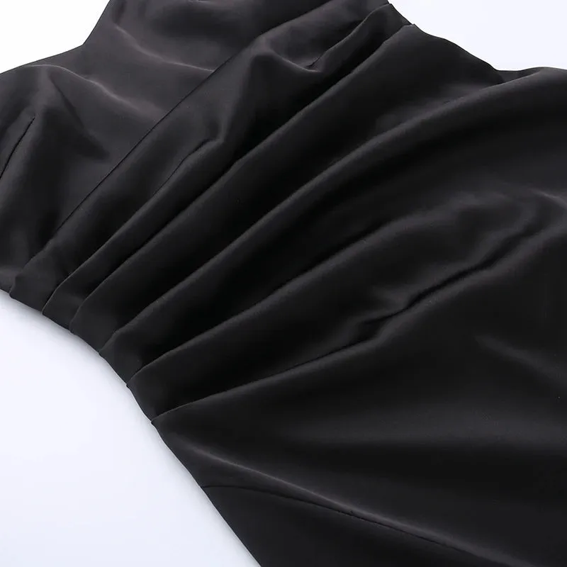 Aiertu Swing Collar Sleeveless Slip Sex Slit Maxi Dress New Fashion Evening Party Women Elegant Streetwear Y2K