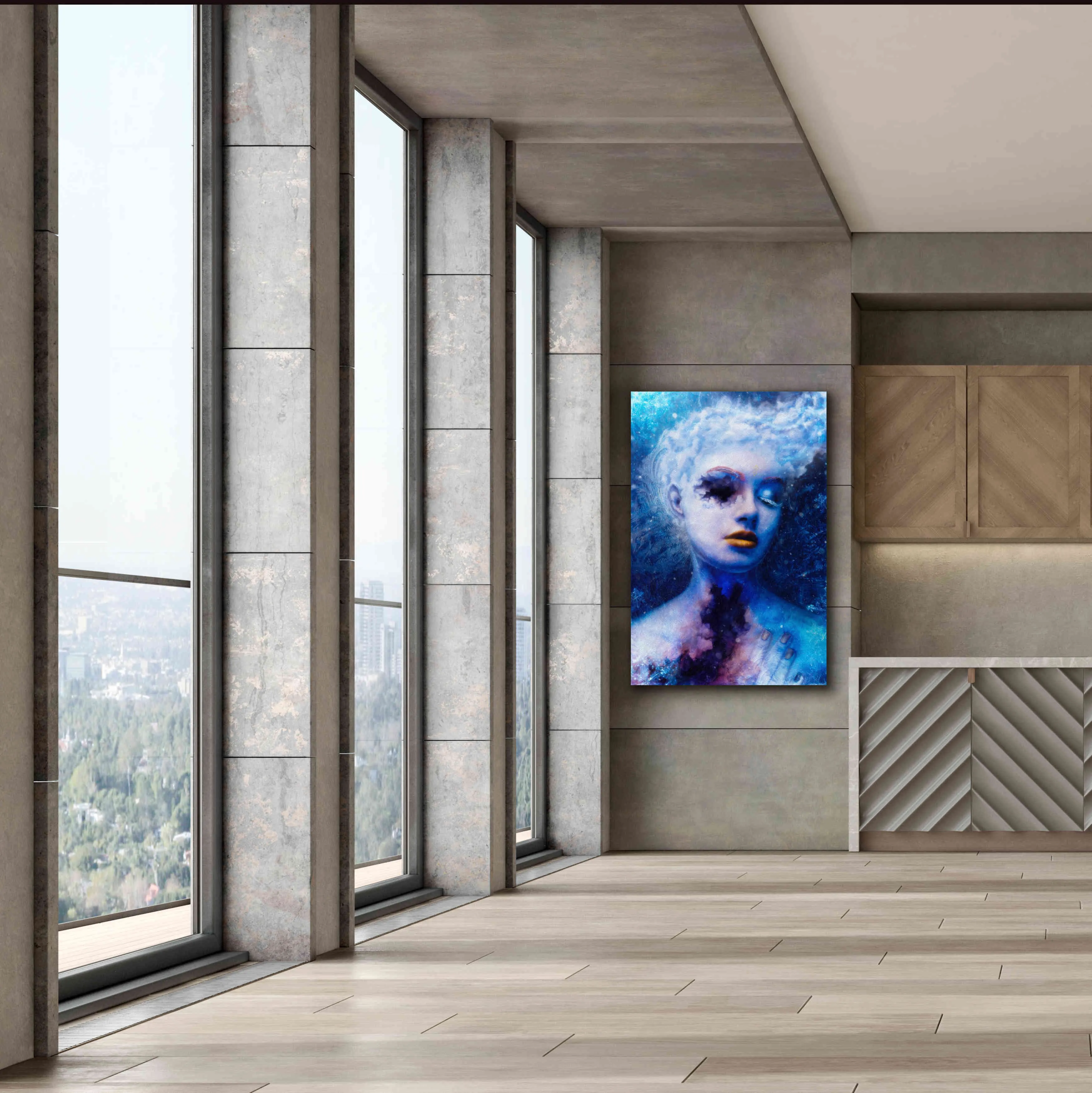 'Alexitimic Winter' by Mario Sanchez Nevado, Canvas Wall Art