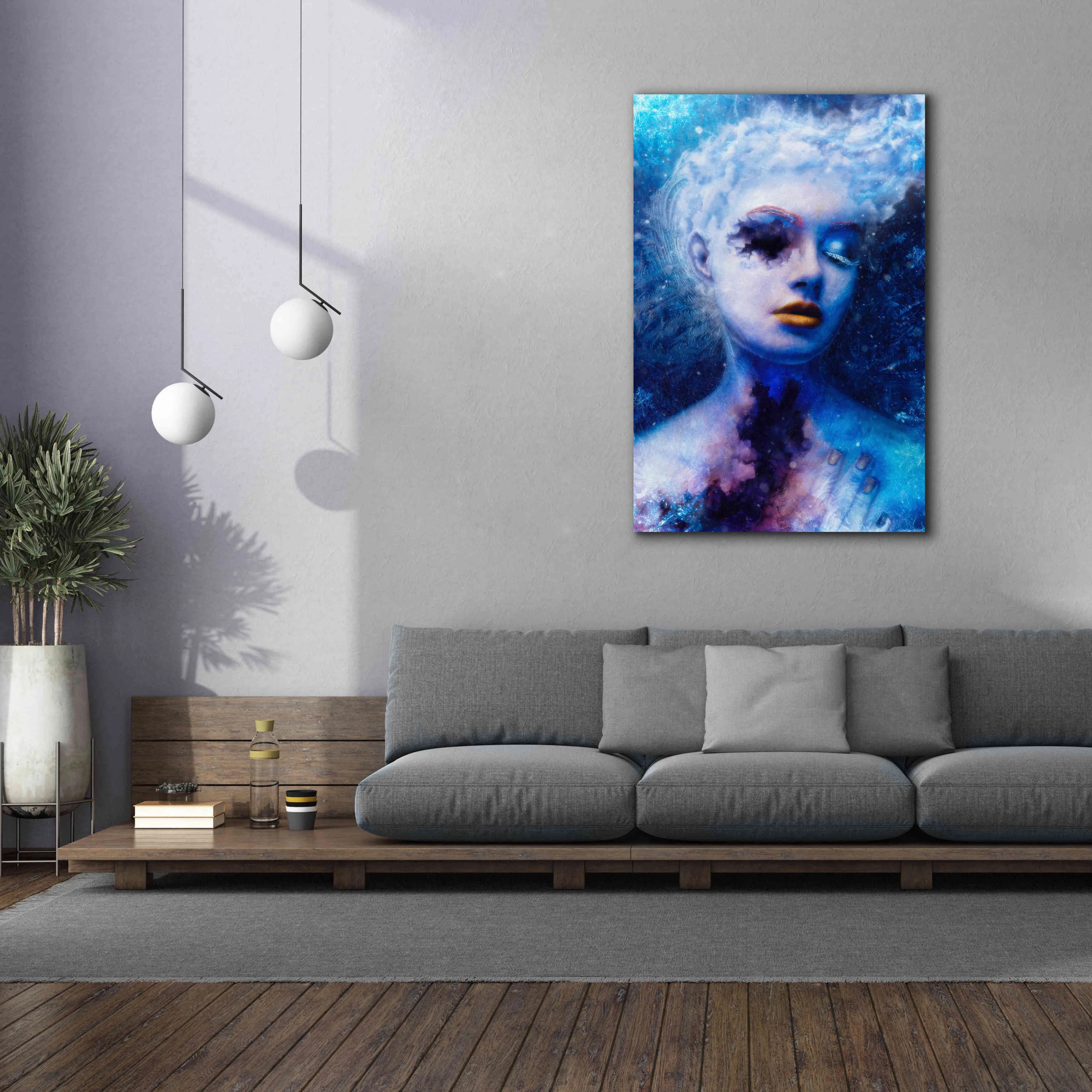 'Alexitimic Winter' by Mario Sanchez Nevado, Canvas Wall Art