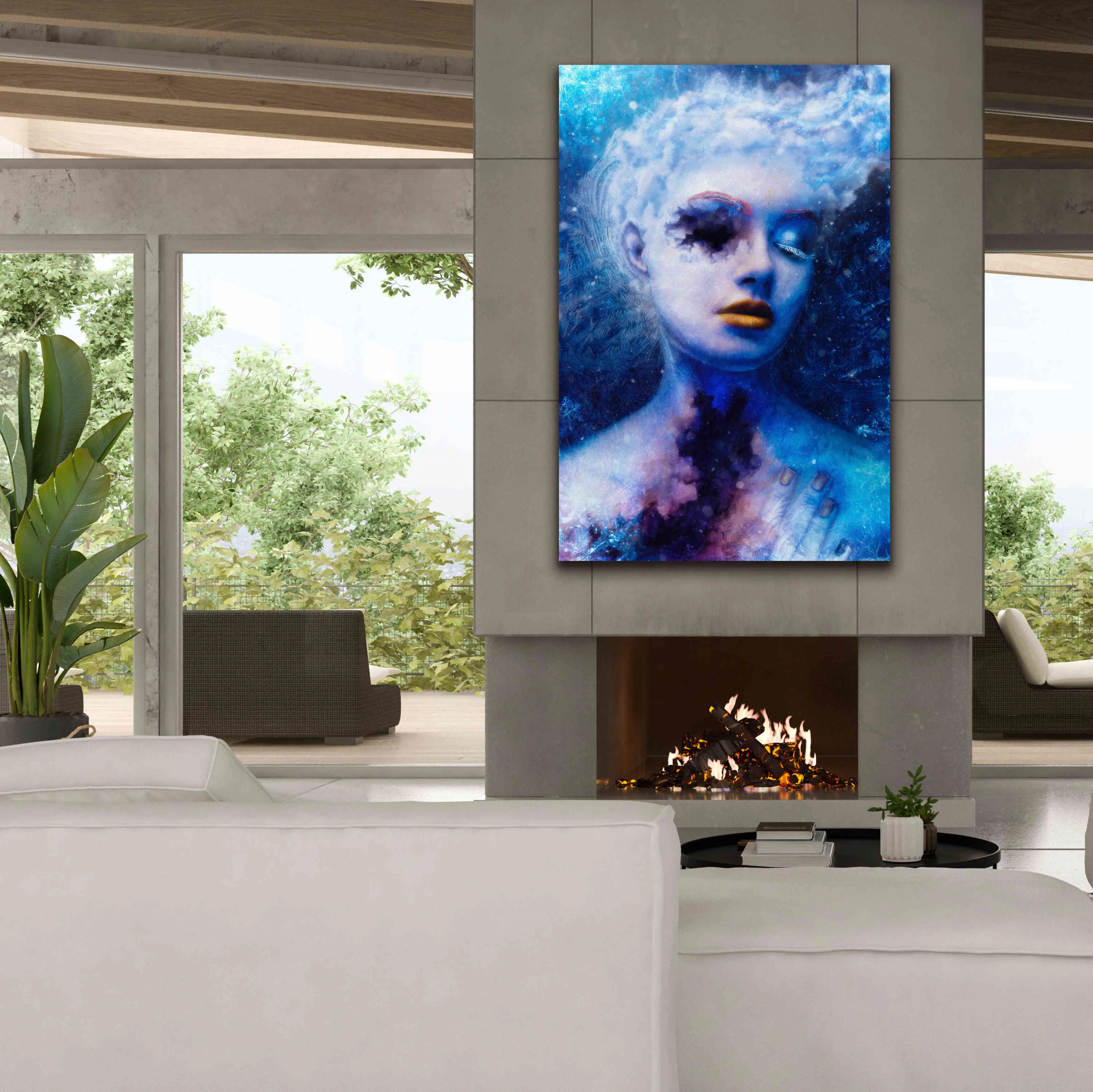 'Alexitimic Winter' by Mario Sanchez Nevado, Canvas Wall Art