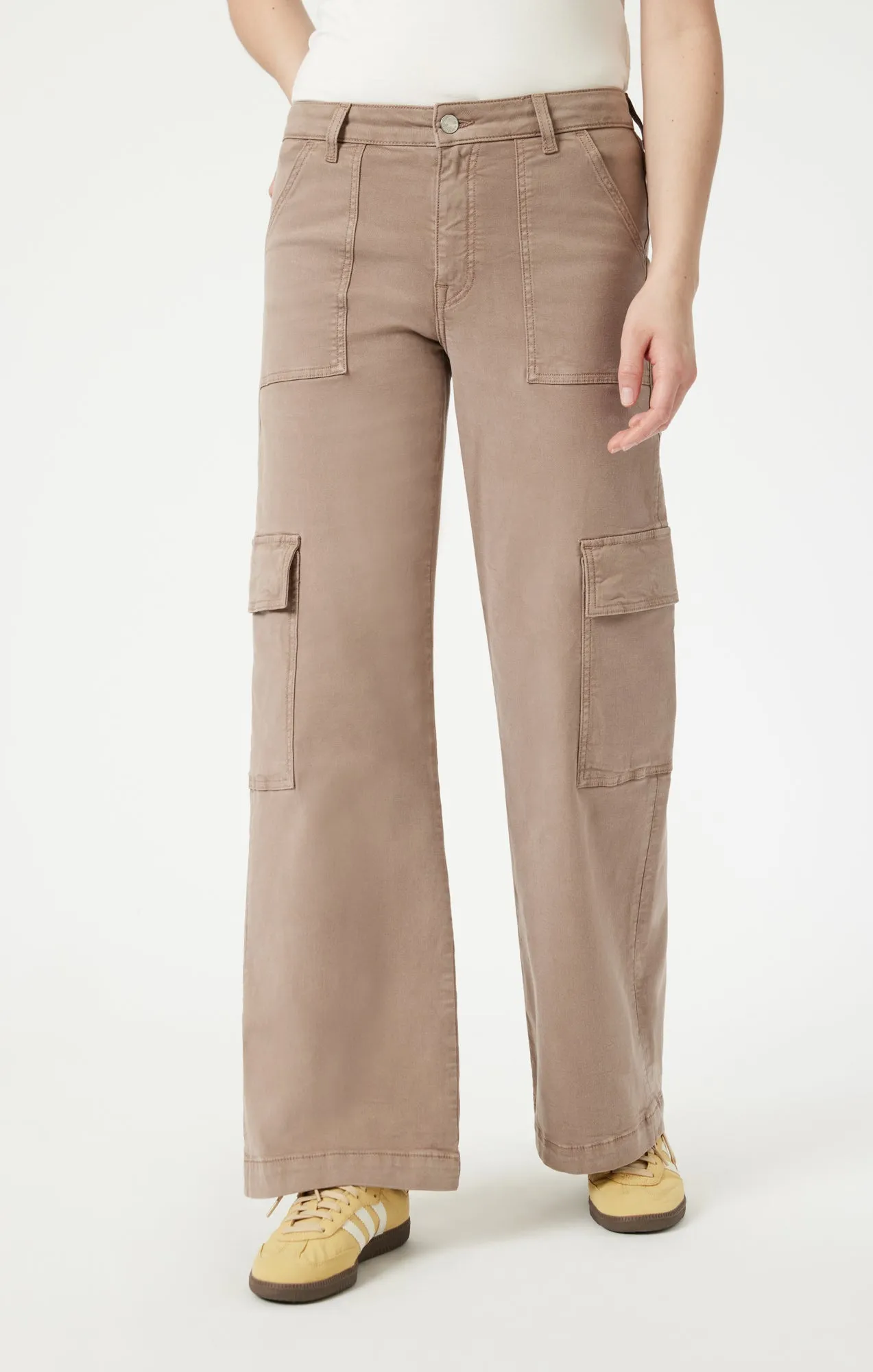 ALVA STRAIGHT CARGO IN CAPPUCCINO LUXE TWILL