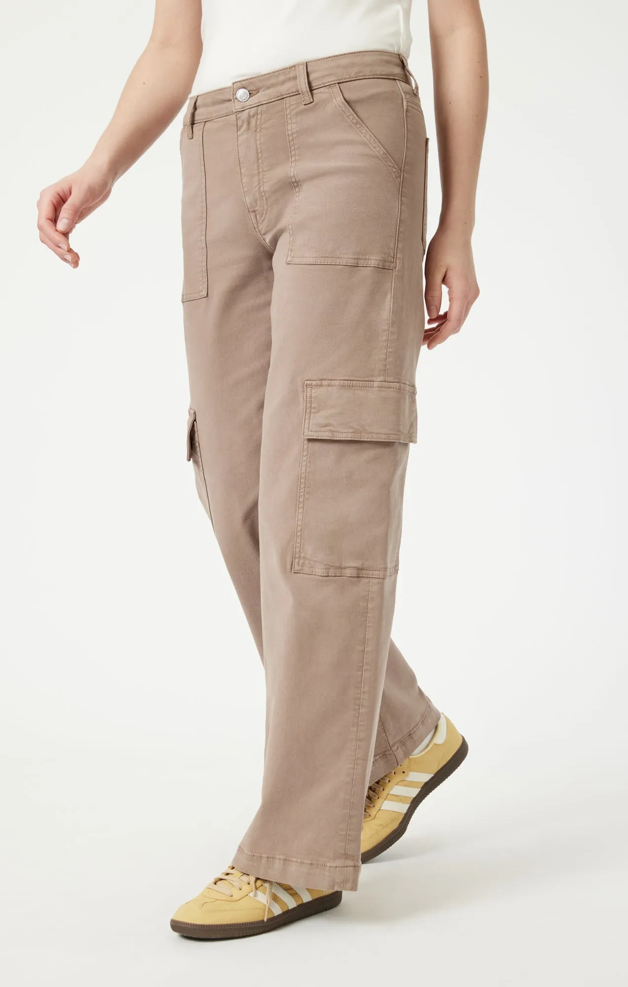 ALVA STRAIGHT CARGO IN CAPPUCCINO LUXE TWILL