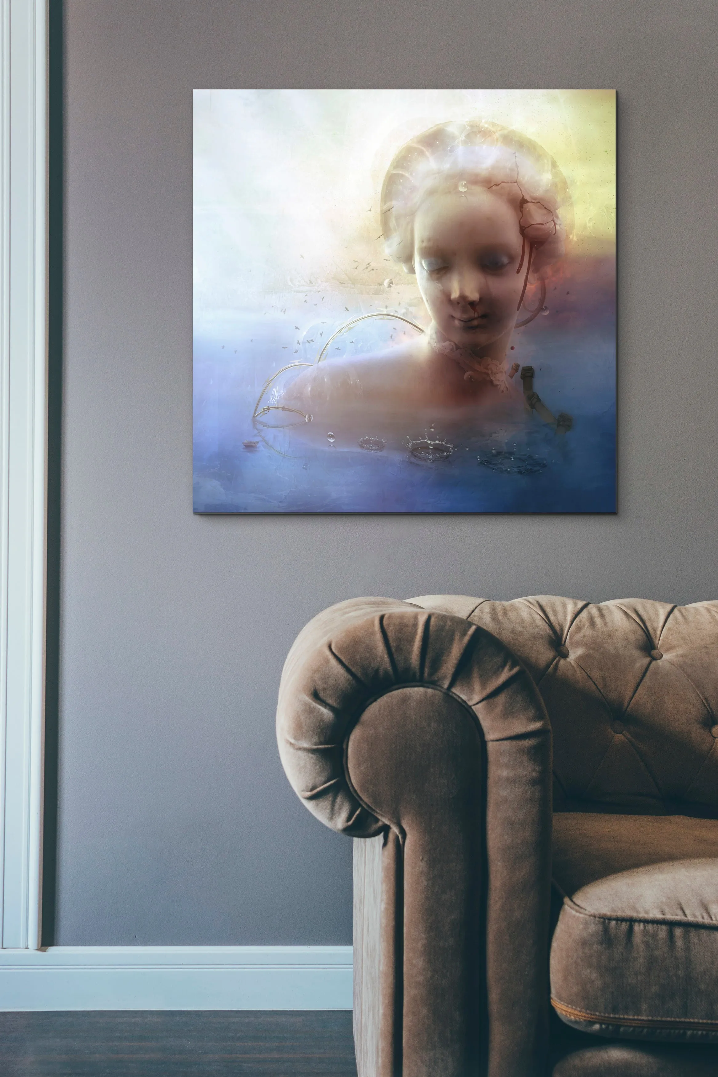 'Anachronic Circles' by Mario Sanchez Nevado, Canvas Wall Art