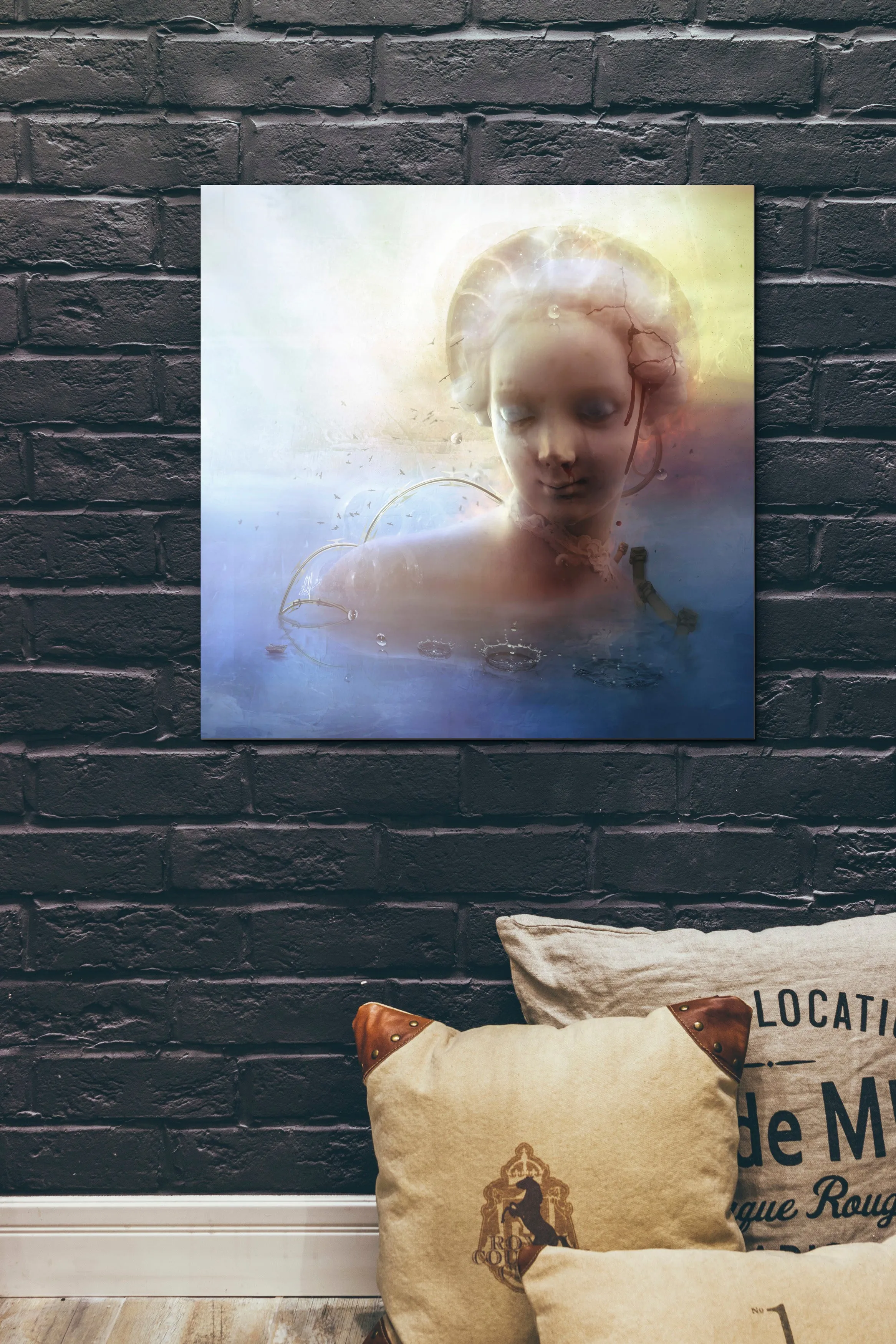 'Anachronic Circles' by Mario Sanchez Nevado, Canvas Wall Art