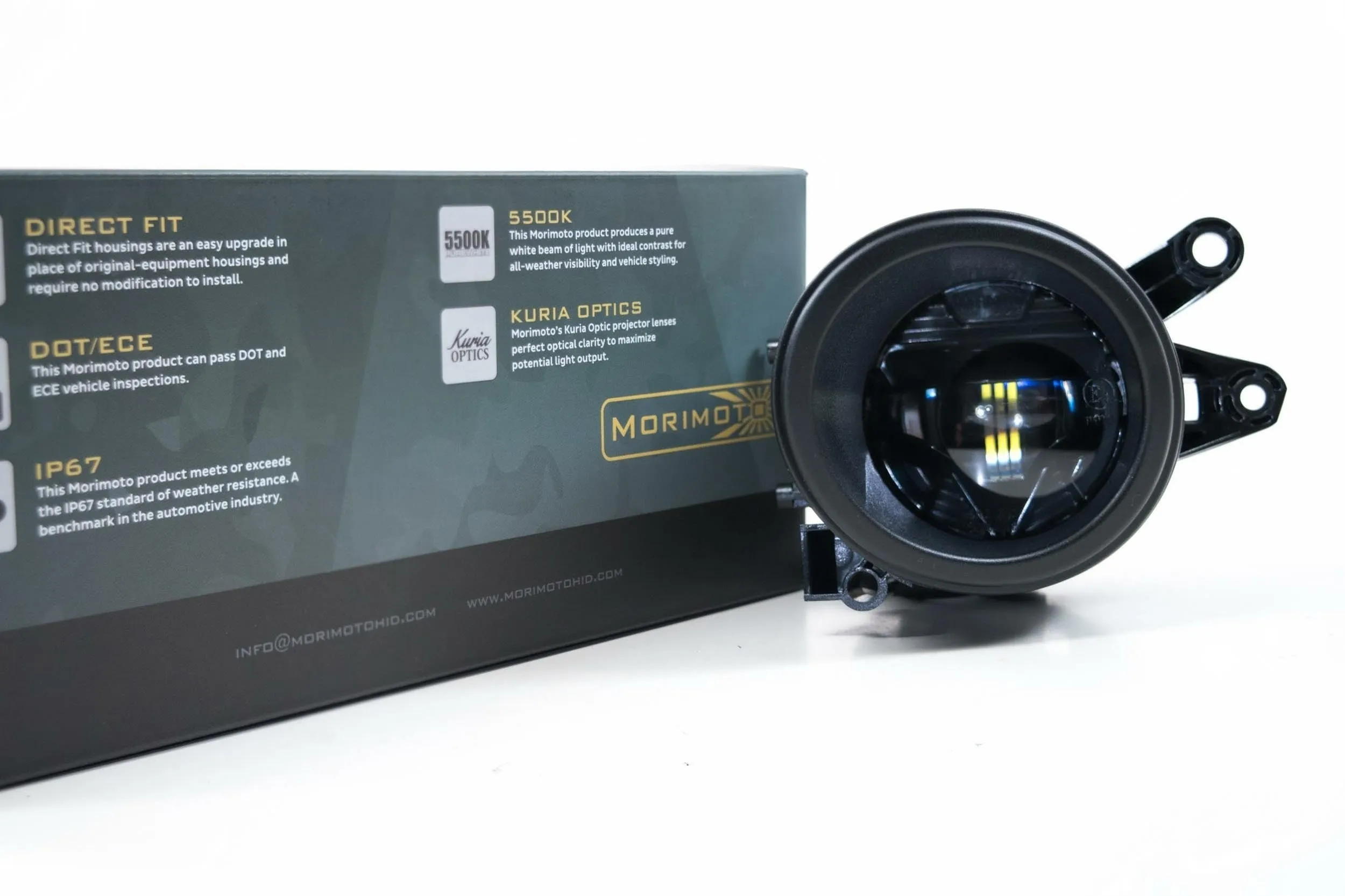 Audi (B6-B7 TYPE): Morimoto XB LED Fogs (Oval)