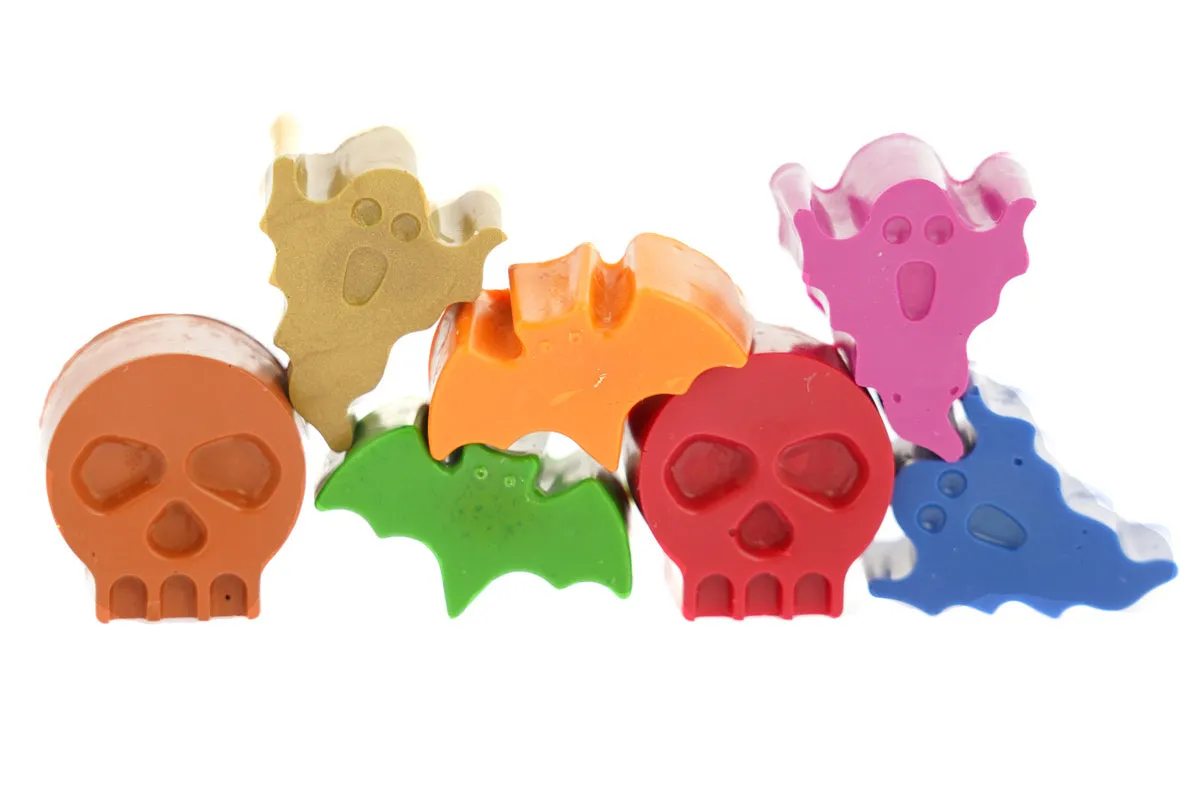 Bee Crayative Natural Beeswax Halloween Crayons - 8 Pack