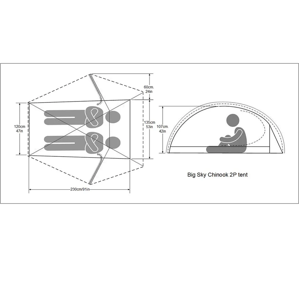 Big Sky Chinook 2P tent