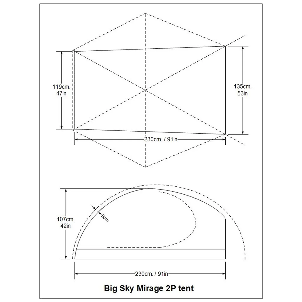 Big Sky Mirage 2P tent