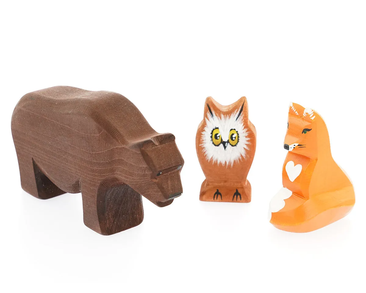 Bumbu Ancient Wooden Oak Tree Set with Animals