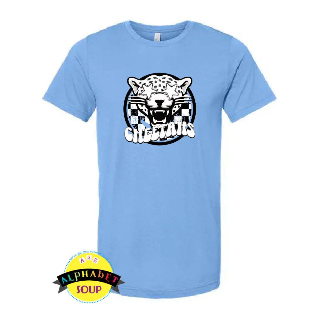 Carolina Collaborative Prep  Starry Eyed Cheetah Design On Adult And Youth Tees And Sweatshirts