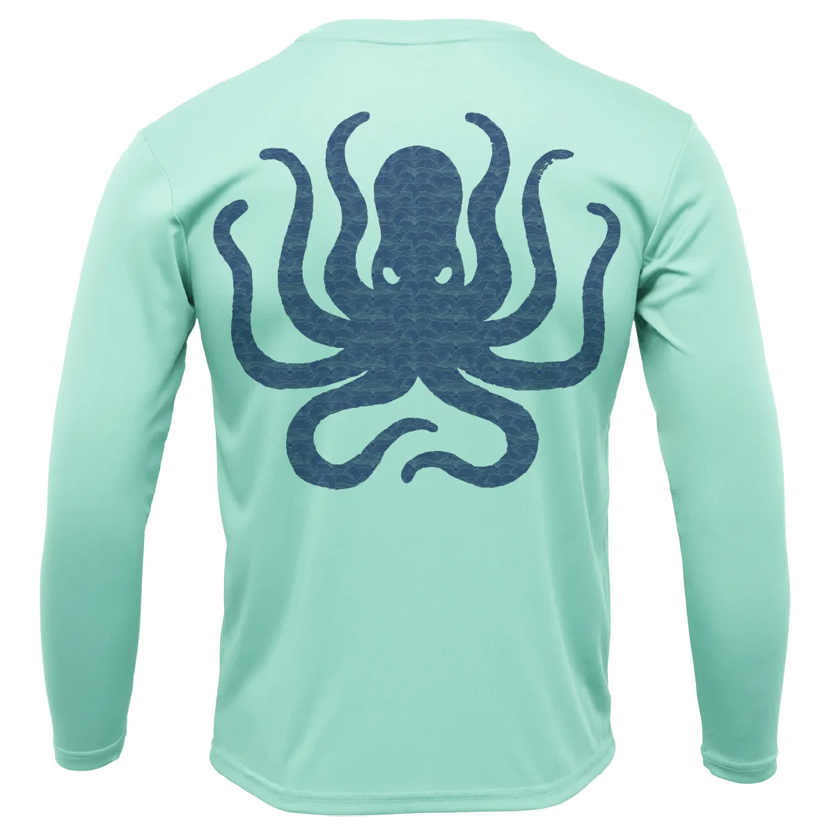 Catalina Island, CA Kraken Girl's Long Sleeve UPF 50  Dry-Fit Shirt