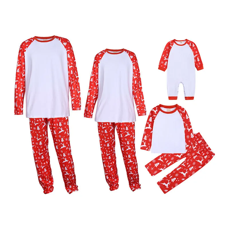 Christmas Pajamas Matching Family Pyjamas  Parent-Child Suit Homewear Pajamas Two-Piece Baby Jumpsuit