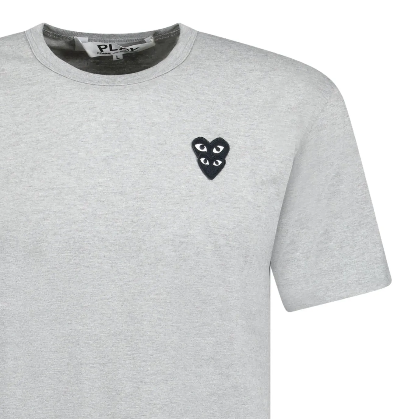 Comme Des Garcons Black Heart Logo T-Shirt Grey