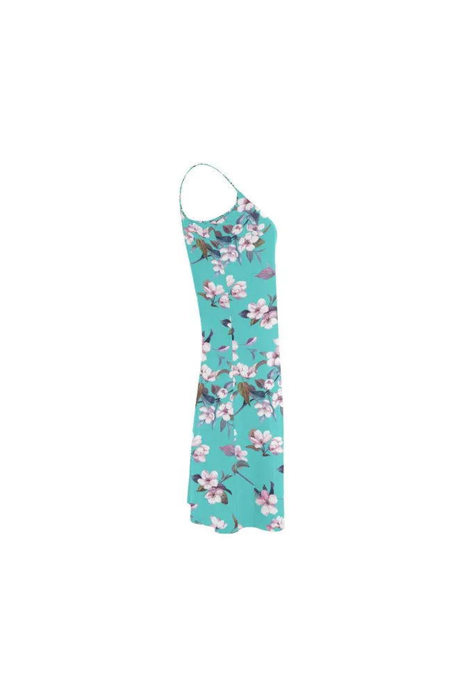 Floral Mindscape Alcestis Slip Dress
