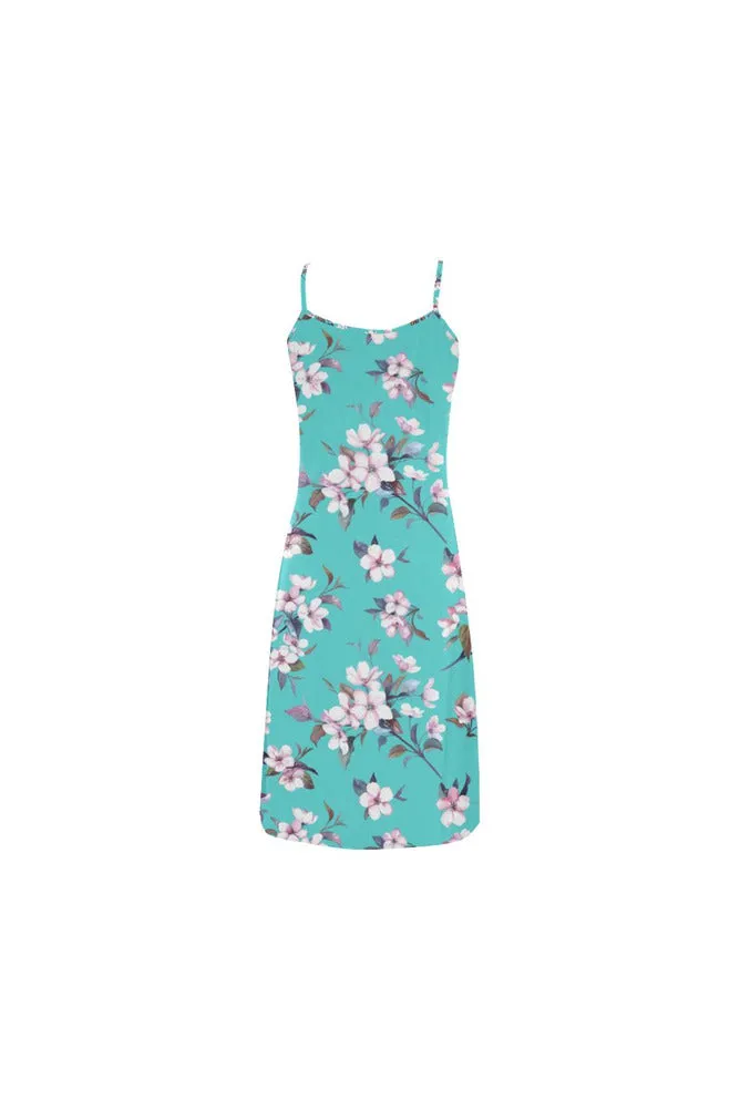 Floral Mindscape Alcestis Slip Dress