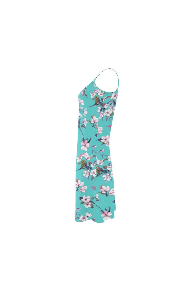 Floral Mindscape Alcestis Slip Dress
