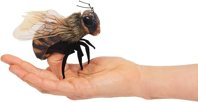 Folkmanis Mini Bee Finger Puppet