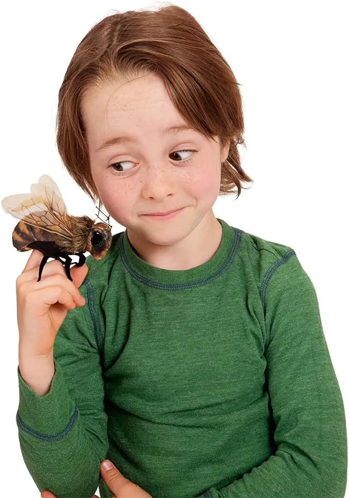 Folkmanis Mini Bee Finger Puppet