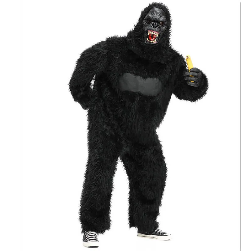 Gorilla Suit Adult Gorilla Halloween Costume 2024 New Movie King Kong Costume Outfit