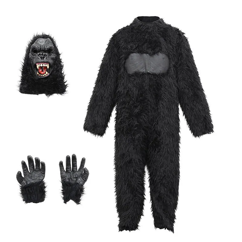 Gorilla Suit Adult Gorilla Halloween Costume 2024 New Movie King Kong Costume Outfit