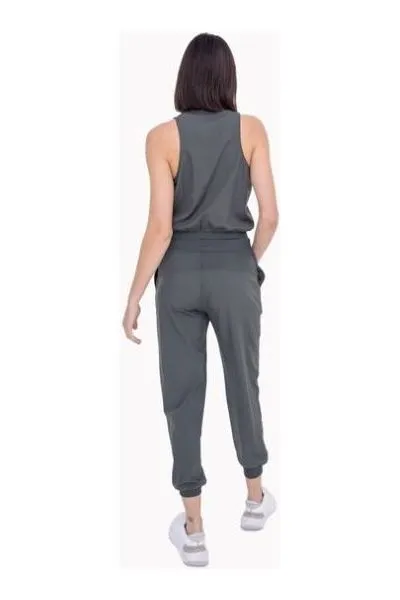 Half Zip Jumpsuit