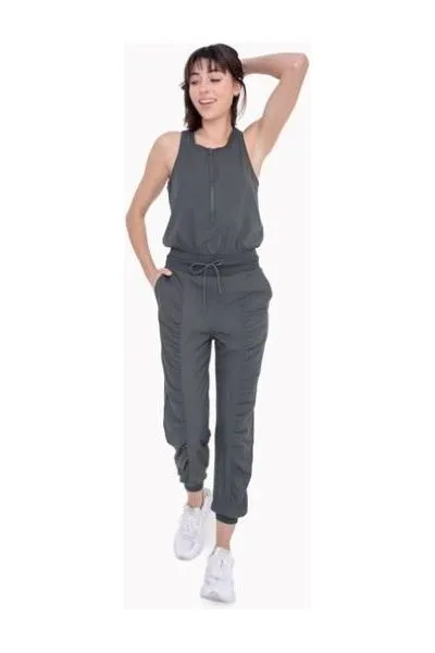Half Zip Jumpsuit