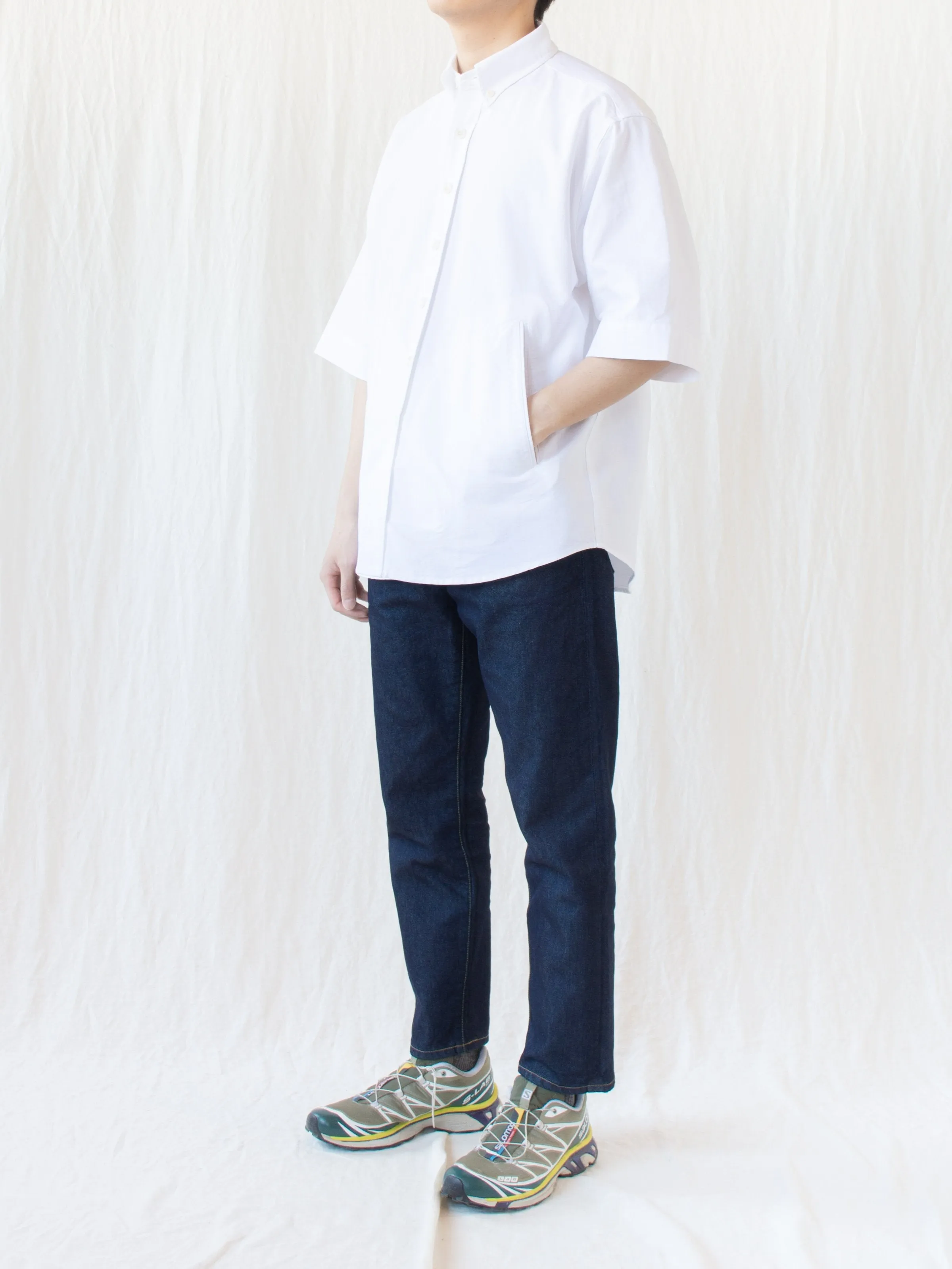 Heavy Oxford Relaxed Button Down Shirt