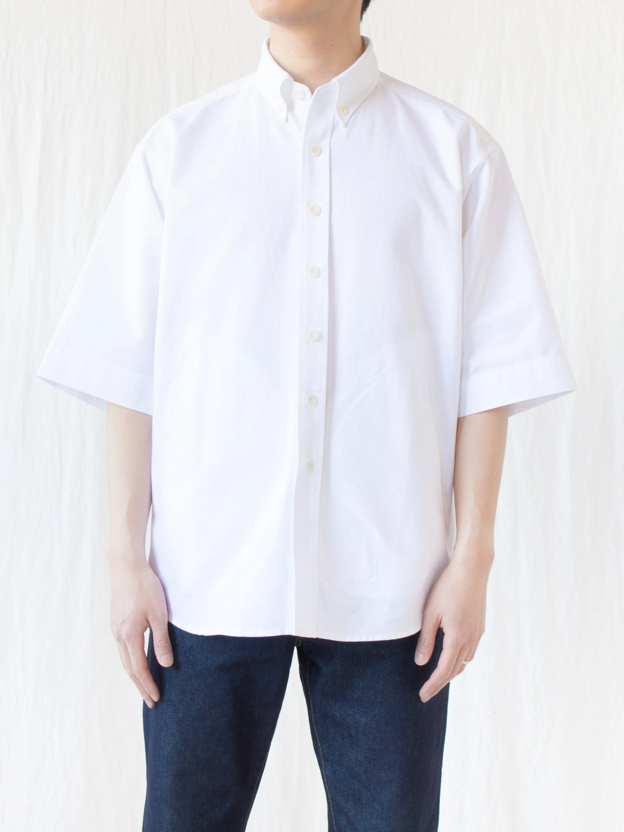 Heavy Oxford Relaxed Button Down Shirt