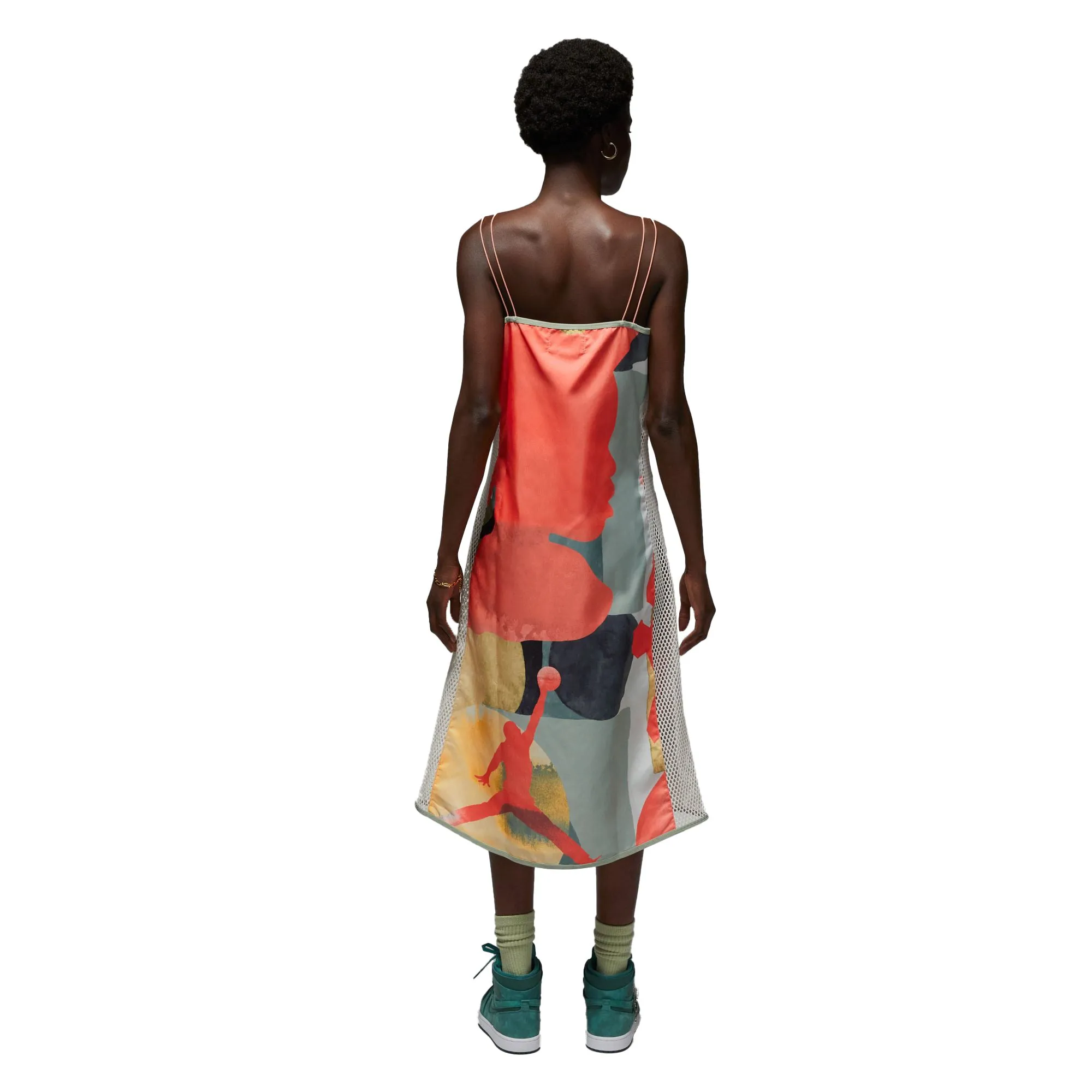 Jordan x Bephies Beauty Supply Slip Women's Dress College Grey-Lt Wild Mango