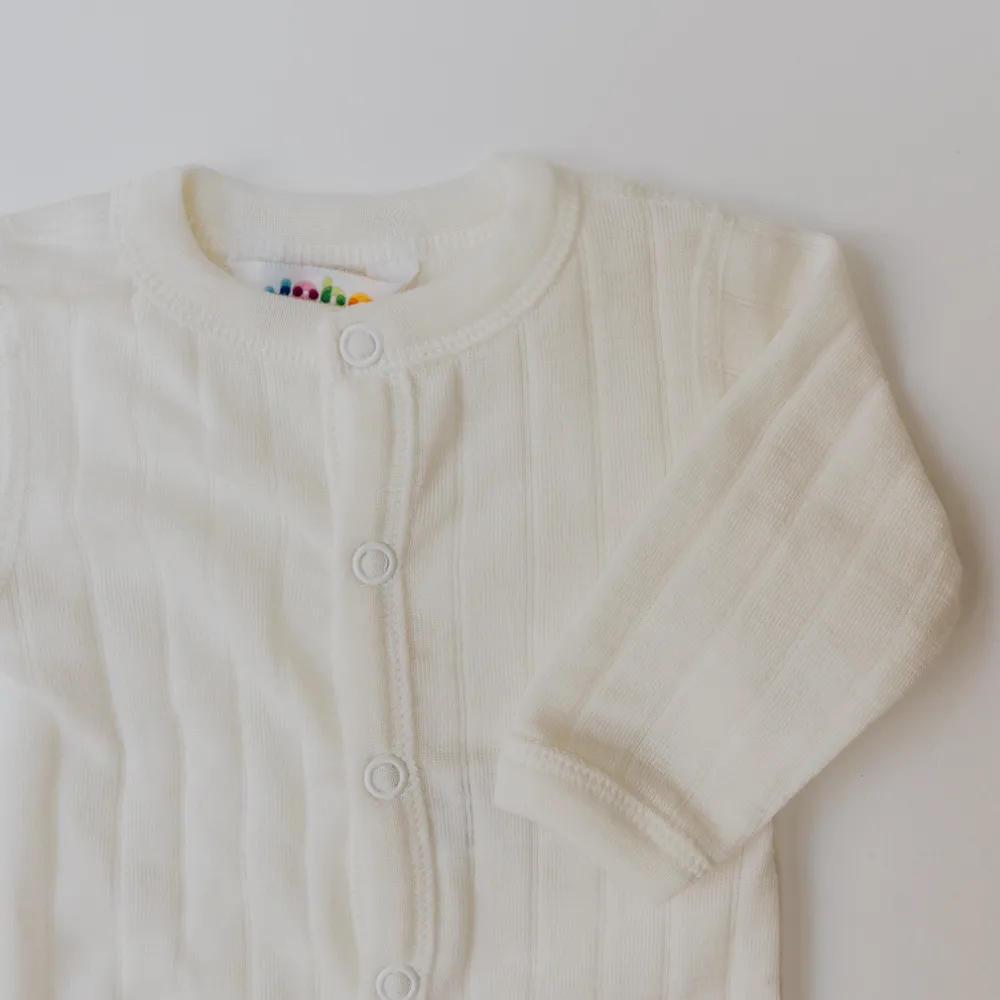 Jumpsuit - Wool & Silk - Natural