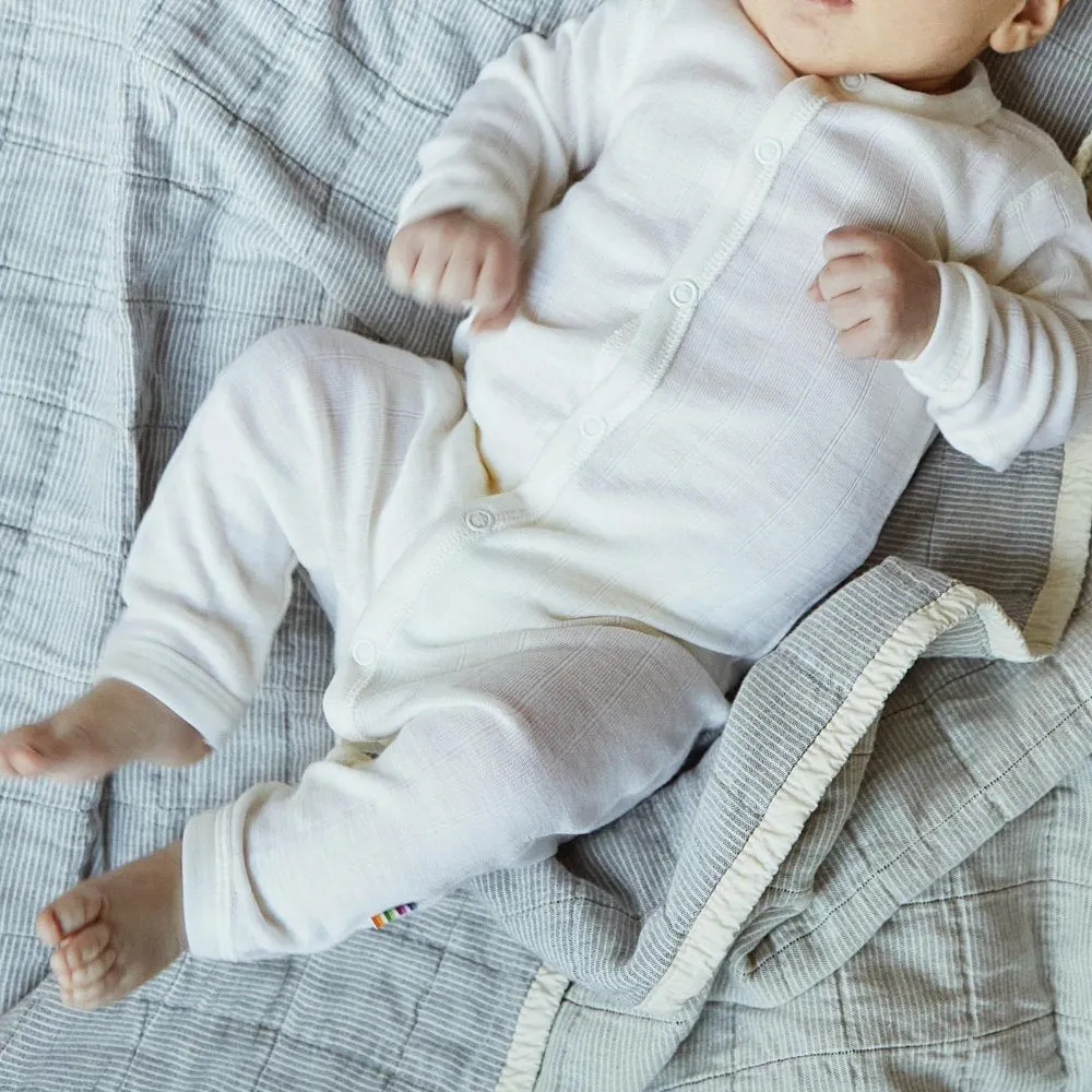 Jumpsuit - Wool & Silk - Natural