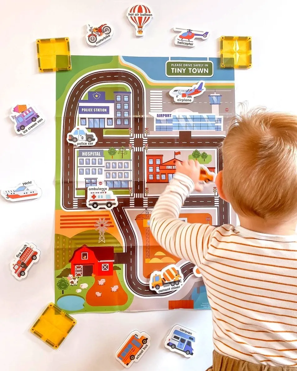 Magnetic Vehicles and Professions by Curious Columbus