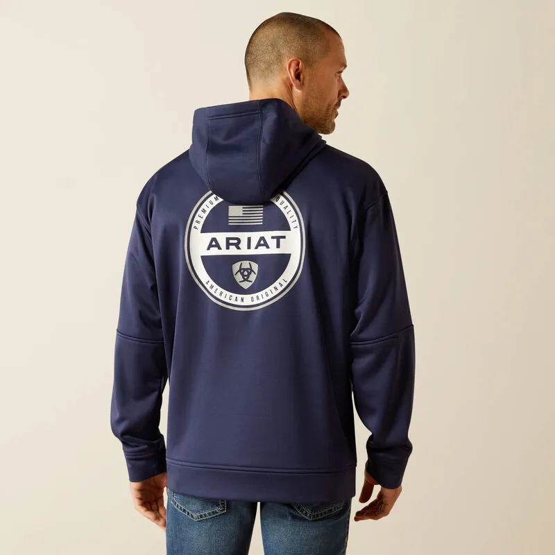 Men's Ariat Tek Fleece 2.0 American Circle Hoodie