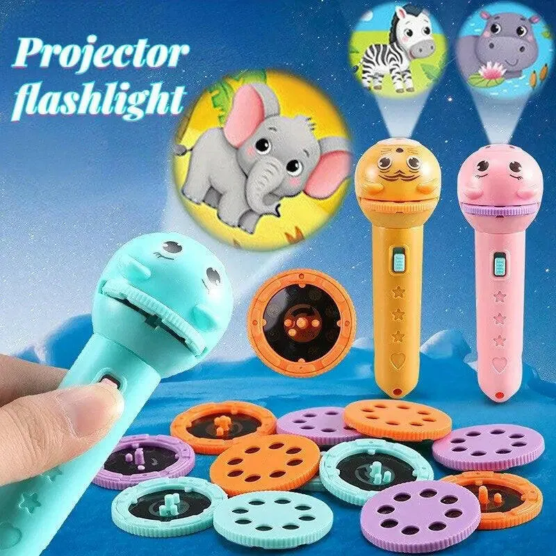 Mini Flashlight Projector Slide Projector Toy