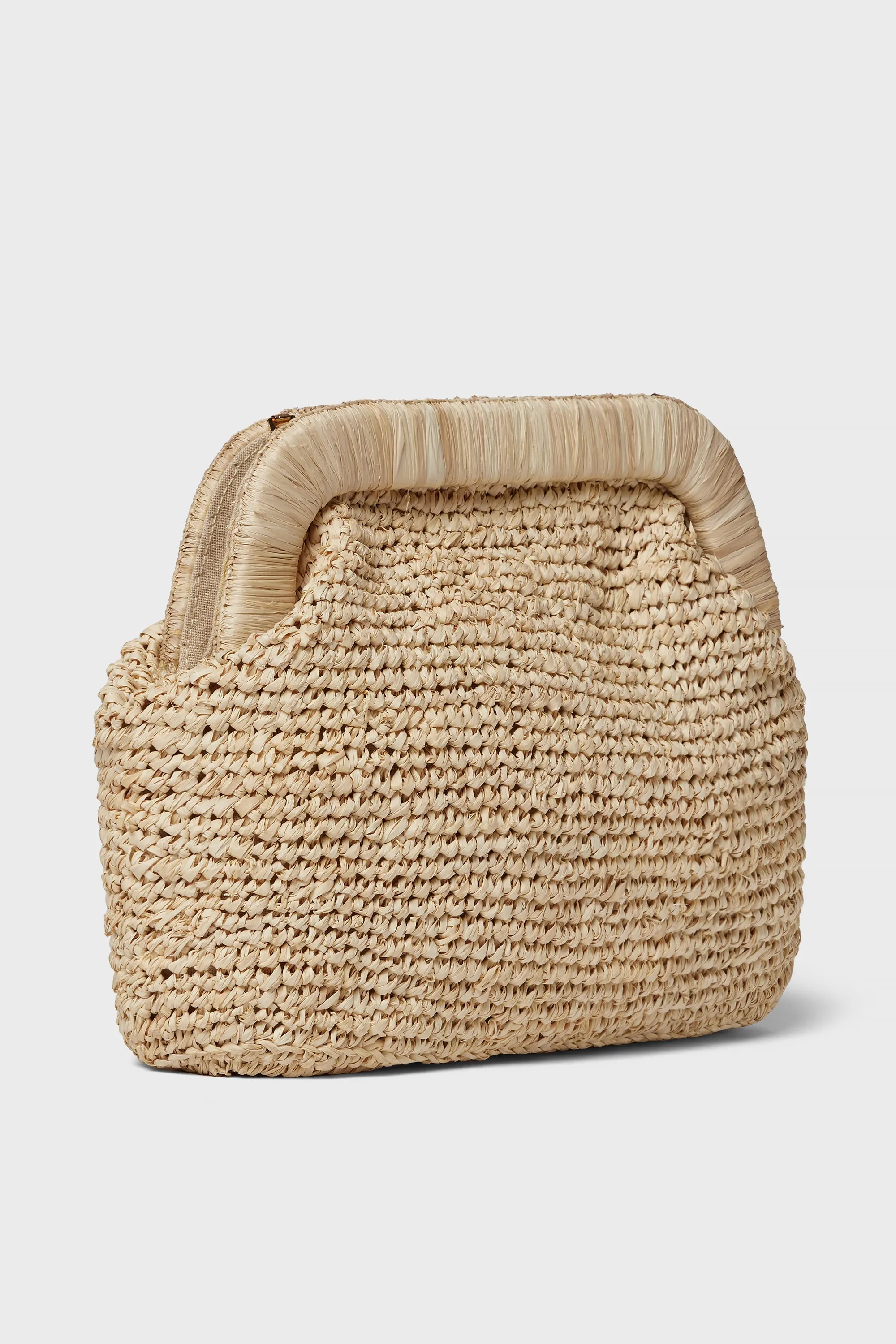 Natural Beverly Clutch