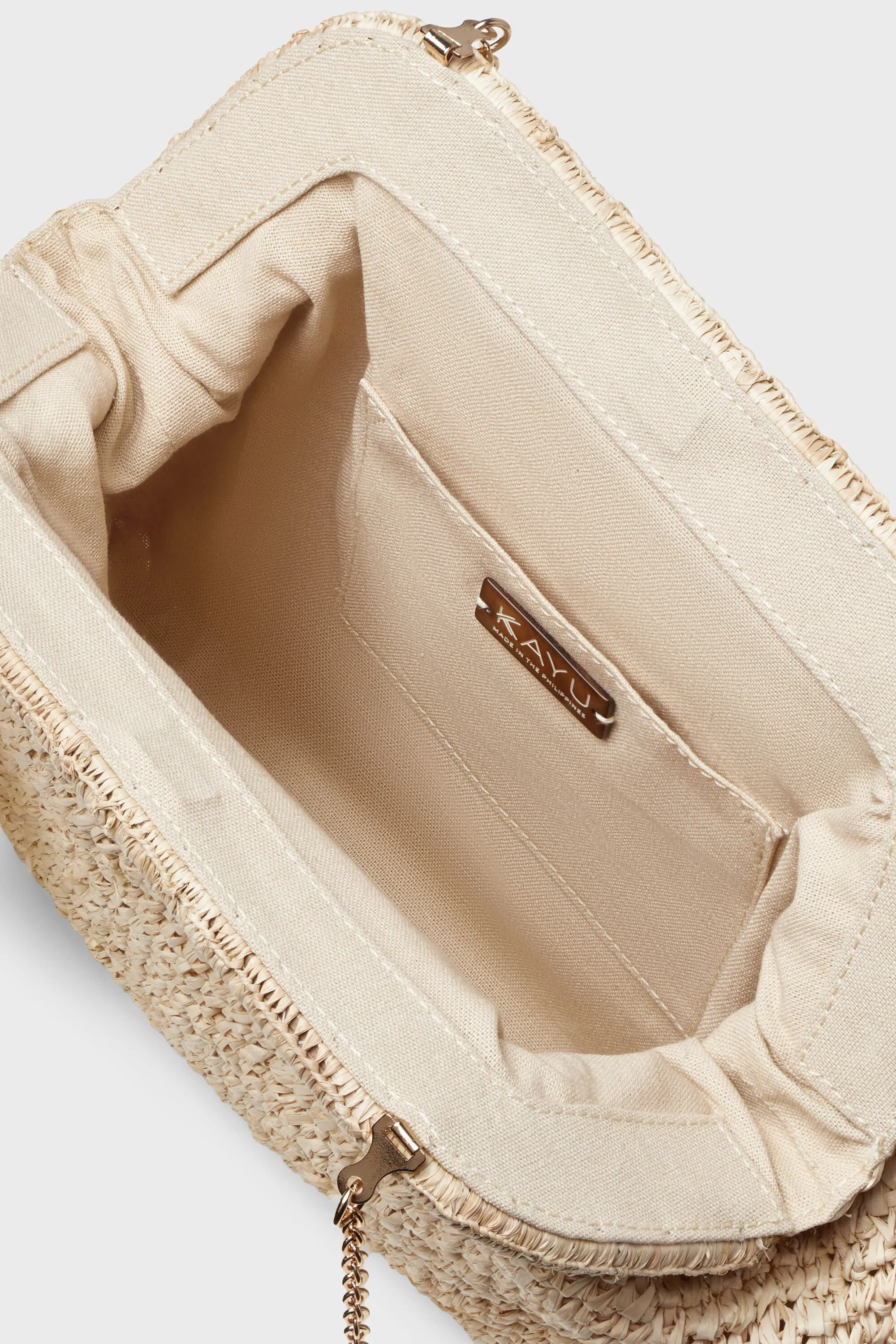 Natural Beverly Clutch