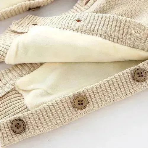 Newborn Baby Clothes Baby Crawling Clothes Thickening Out Baby Harness Christmas Baby Romper Baby Cotton Sleepwear