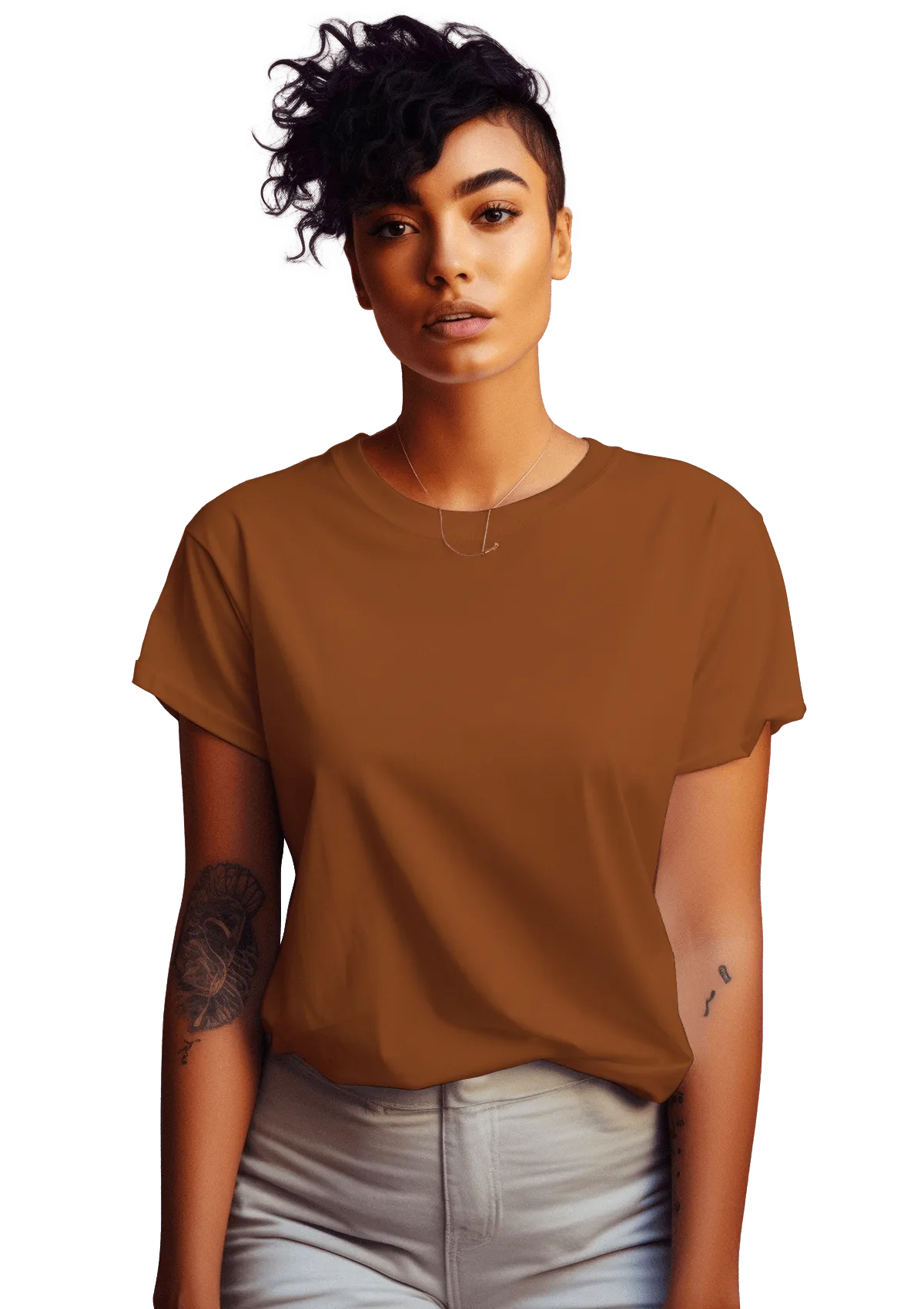 Perfect TShirt Co Womens Boyfriend T-Shirt Warm Autumn