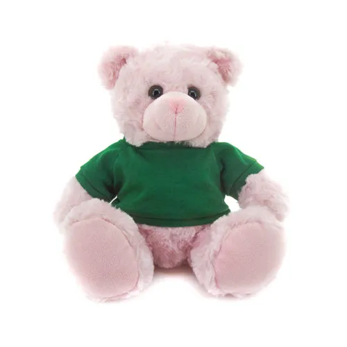 Personalized Pink Bear 11"