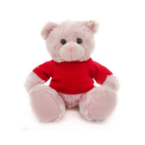 Personalized Pink Bear 11"