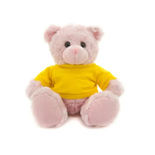 Personalized Pink Bear 11"