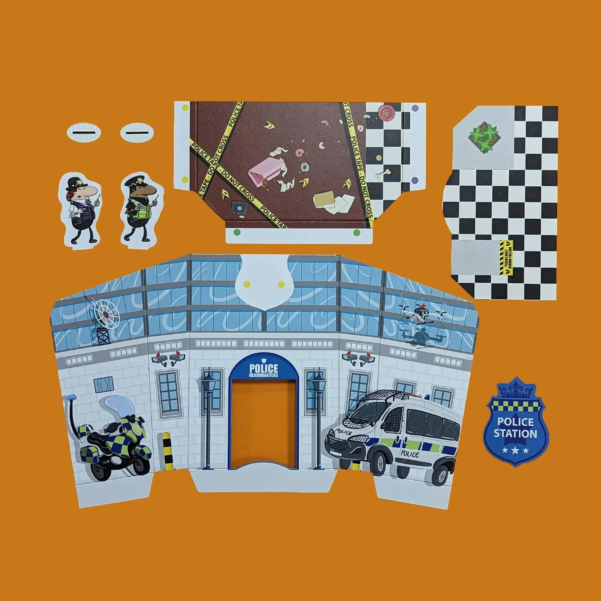 Planet Town - Police Station Playset