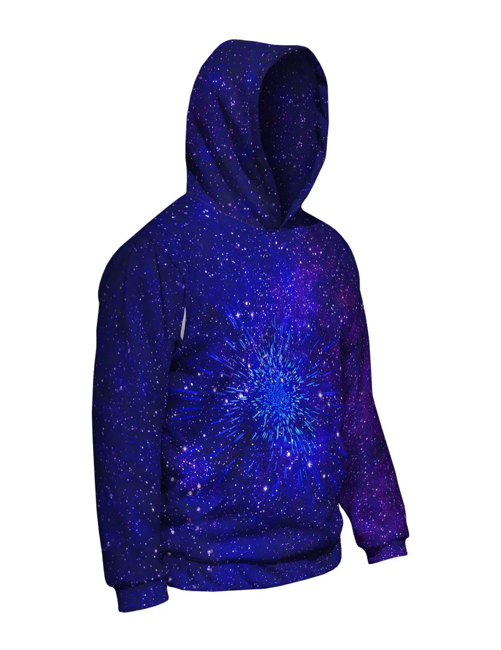 Pulsating Starry Universe Blue