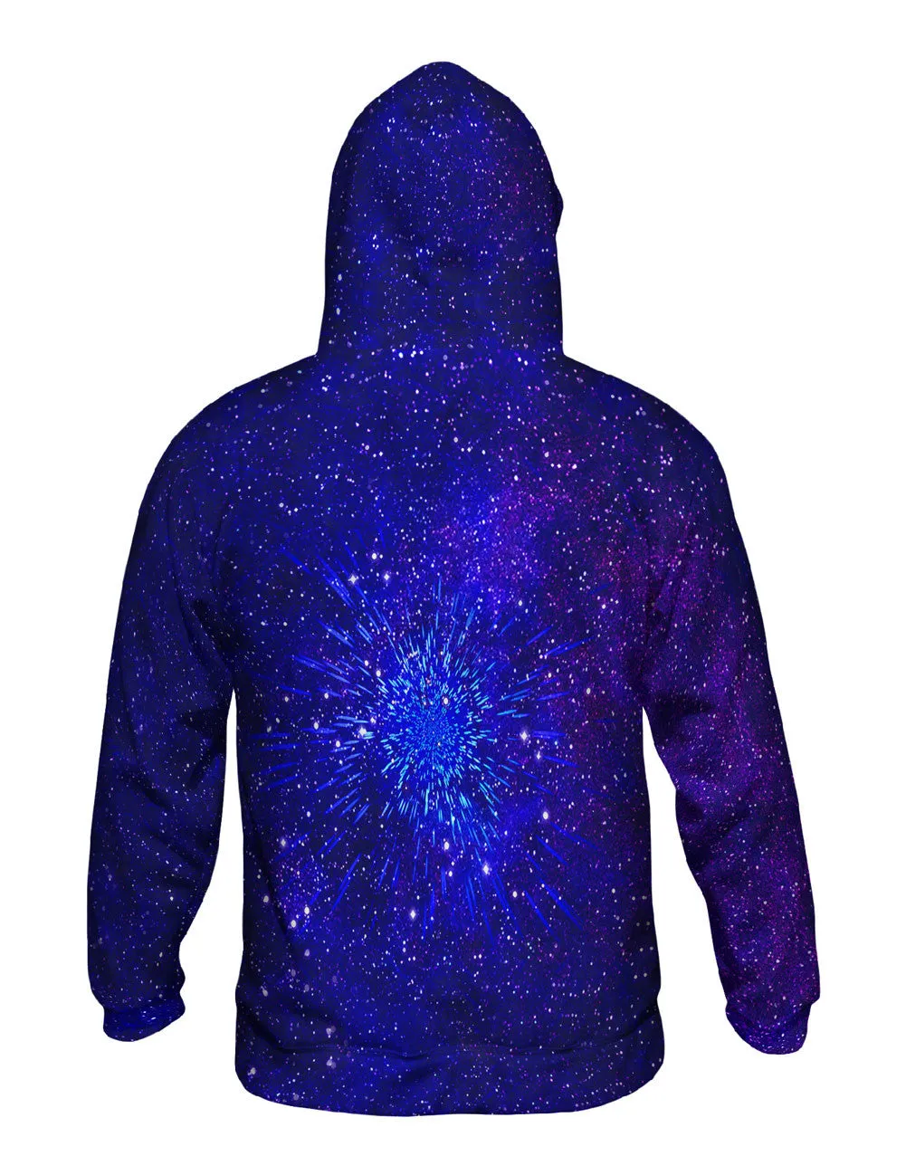Pulsating Starry Universe Blue
