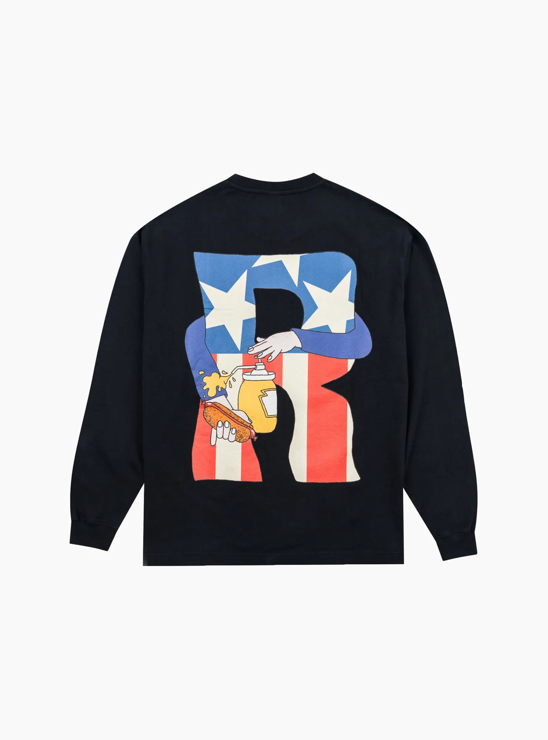 Ritz Long Sleeve T-Shirt Dark Navy
