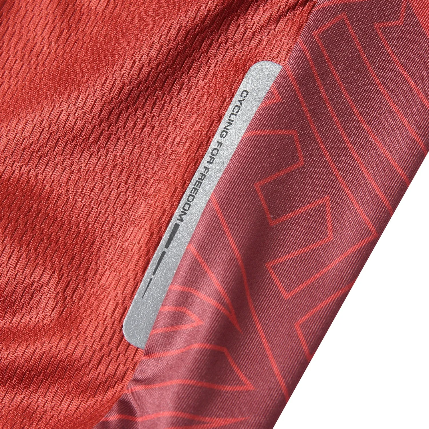 Santic Universal Red Men Cycling Jersey Long Sleeve