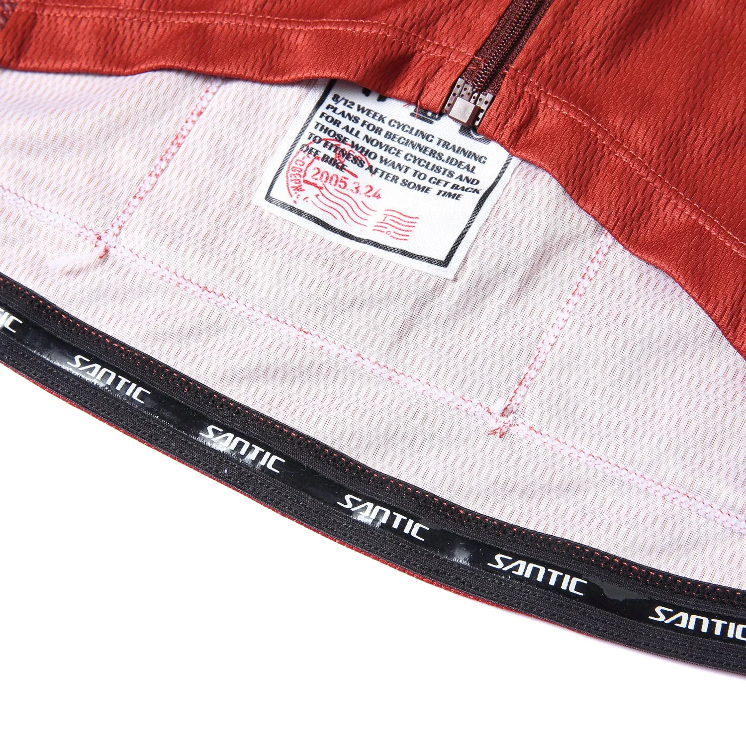 Santic Universal Red Men Cycling Jersey Long Sleeve