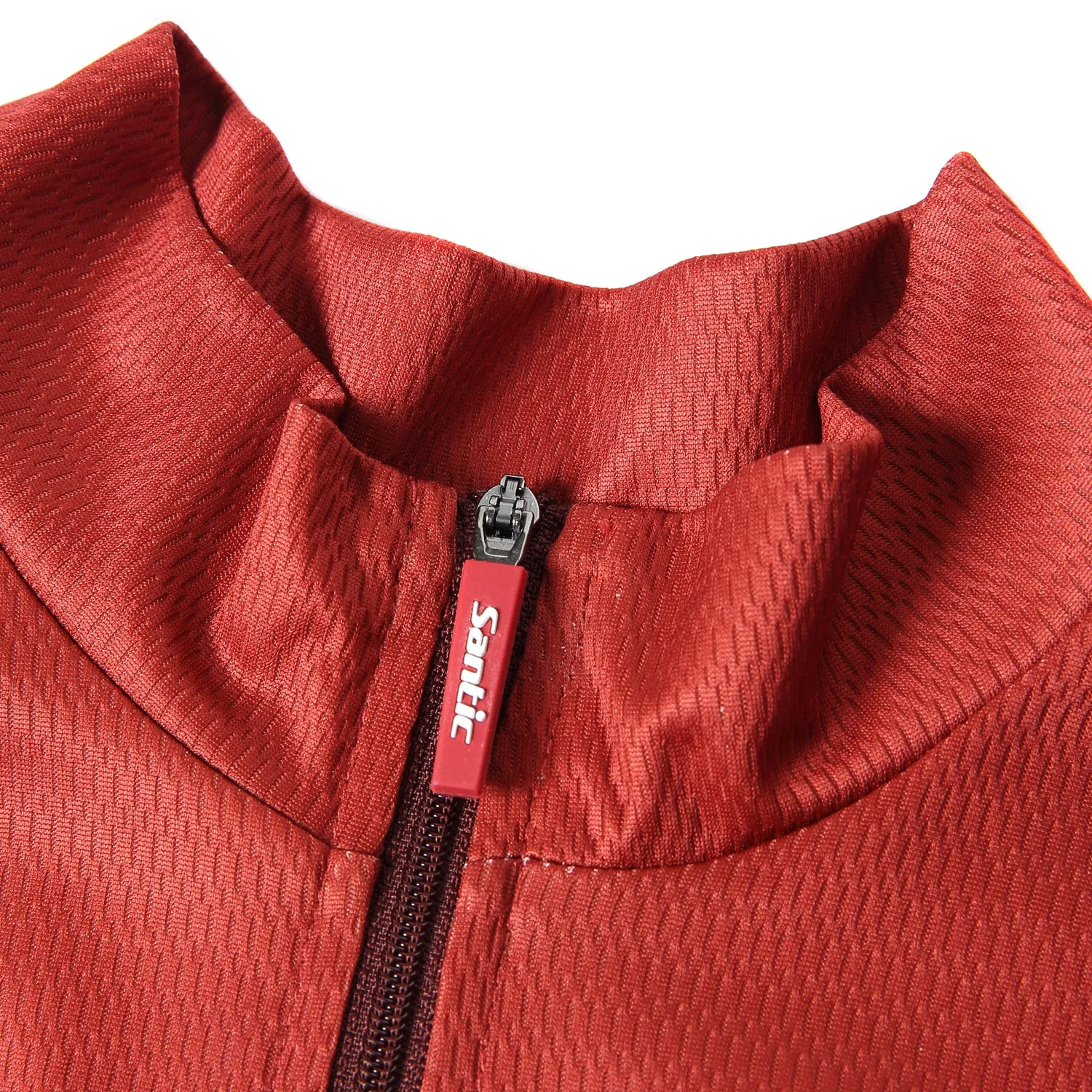 Santic Universal Red Men Cycling Jersey Long Sleeve