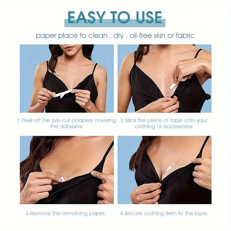Seamless Anti slip Stickers 36pcs Clear Waterproof Shirt  Lingerie Adhesive
